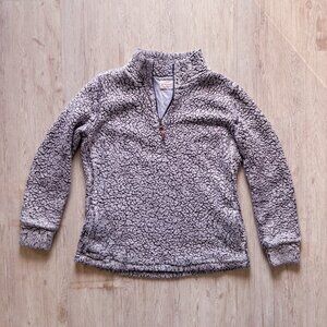 Original Weatherproof Vintage Sherpa Quarter Zip Pullover - Gray